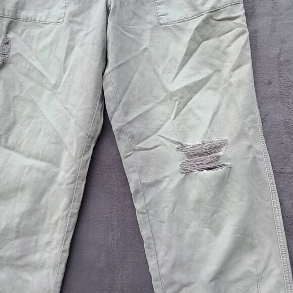 Anthropologie Pilcro Distressed Carpenter Jeans Sz 27 Gray Straight Leg NWOT - Picture 11 of 13